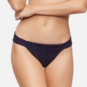 NWT Tavik Bella Mini Swim Bottom Slinky Rib in Black- Extra Small